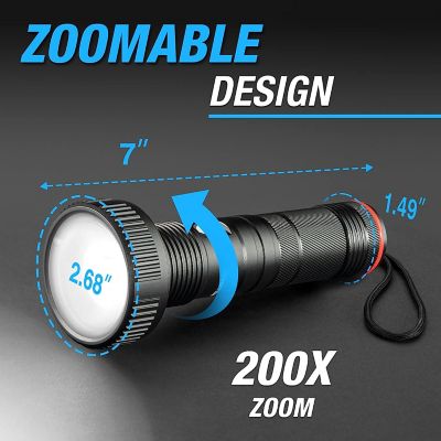 Image showing  500-Lumen Taclight Max Long-Lasting Widebeam Rechargeable Flashlight