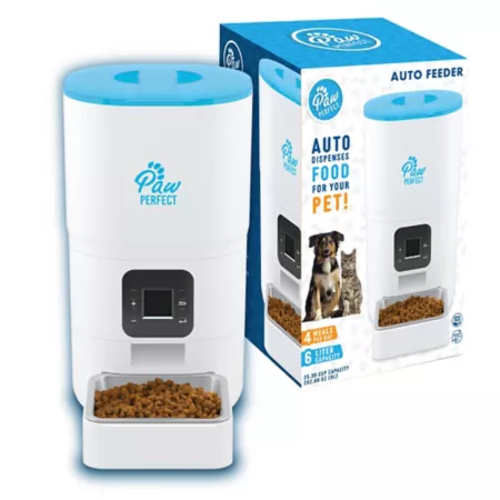 PawPerfect Automatic Plastic Pet Feeder 6 L Pet Automatic Feeders