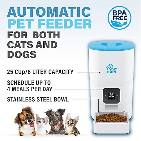 PetServ Automatic Pet Feeder - Cat Feeder & Dog Feeder - Pawfect Way
