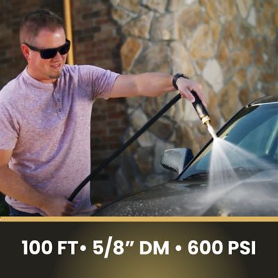 Image showing 5 th HydroSteel 5/8 in. x 50 ft. Pro Lightweight Kink-Free Stainless Steel Garden Hose