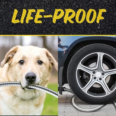 Image showing  5/8 in. x 100 ft. Pro Heavy-Duty Stainless Steel Garden Hose