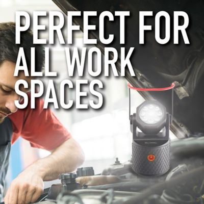 Image showing 7 th Bell & Howell 1,000-Lumen Bionic Rechargeable Handheld LED Work Light, 9 Super Bright LEDs