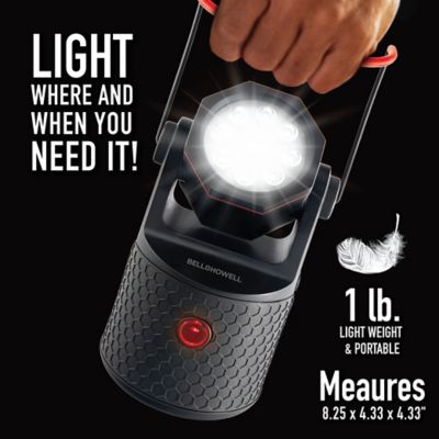Image showing 8 th Bell & Howell 1,000-Lumen Bionic Rechargeable Handheld LED Work Light, 9 Super Bright LEDs
