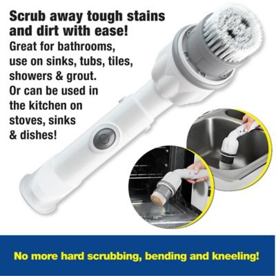 Image showing  6 in. Scrubtastic Handheld Max Rechargeable Power Scrubber and Cleaner