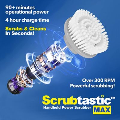 Image showing  6 in. Scrubtastic Handheld Max Rechargeable Power Scrubber and Cleaner