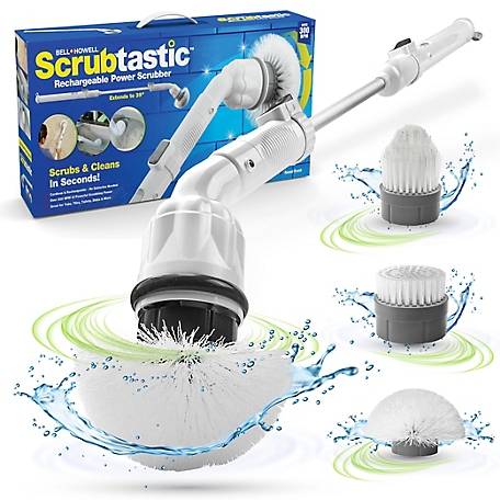  Electric Spin Scrubber,360 Power Scrubber with Long