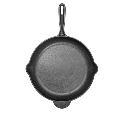 Image showing  10.25 in.Round Pre-Seasoned Cast Iron Skillet