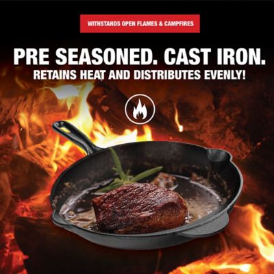 Image showing  10.25 in.Round Pre-Seasoned Cast Iron Skillet