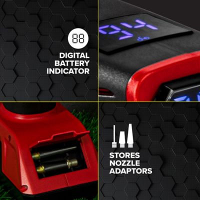 Image showing 7 th Bullseye 12V Pro 150-PSI Rechargeable Tire Inflator, Air Compressor