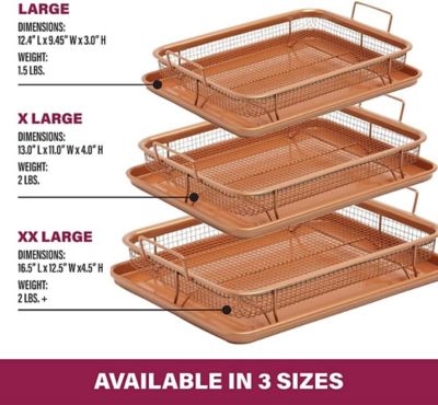 Image showing  13.4 in. x 11.4 in. Large Crisper Tray