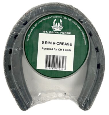 Image showing  Rim V-Crease Horseshoe, Size 0, 2 ct.