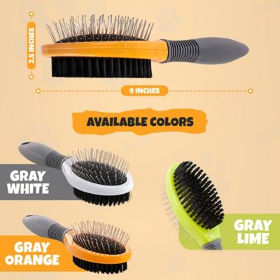 Image showing 9 th Precious Tails Double-Sided Grooming Brush
