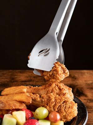 Image showing  Frying Tongs and Skimmer Spatula Set, 2 pc.