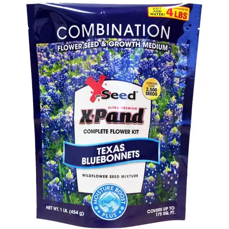 X-Seed Texas Bluebonnet Flower Seed Kit 1 lb. Flower Seeds