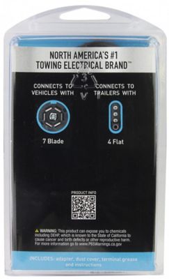 Image showing  7-Blade to 4-Flat Endurance Easy-Pull LED Test Flex Adapter