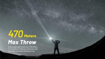 Image showing 5 th Nitecore 3,000-Lumen Rechargeable Flashlight