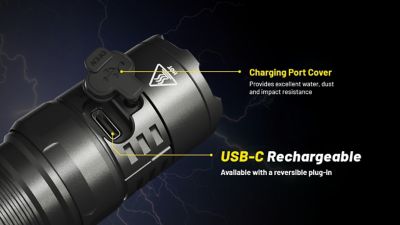 Image showing 7 th Nitecore 3,000-Lumen Rechargeable Flashlight