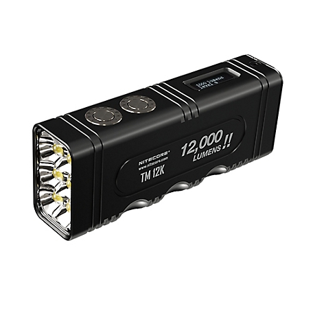 Nitecore TM12K 12,000 Lumen Rechargeable Flashlight, FL-NITE-TM12K