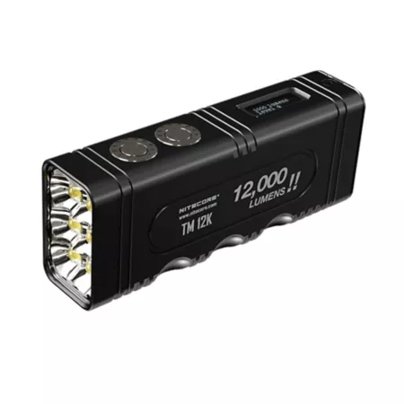 Nitecore 12 000 lumen rechargeable flashlight Flashlights