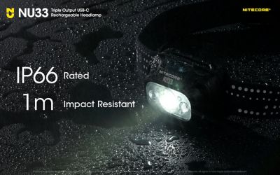 Image showing 6 th Nitecore 700-Lumen LED Rechargeable Headlamp with White and Red Beams