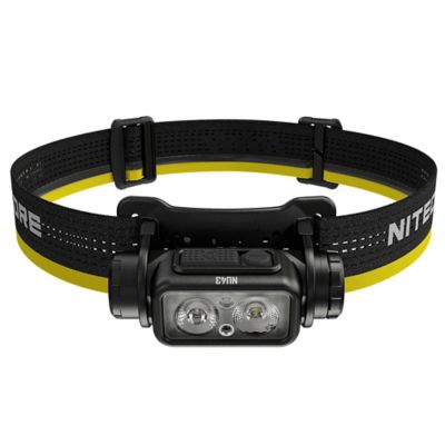 Nitecore NU43 1400 Lumens Lightweight Usb-C Rechargeable Headlamp, FL-NITE-NU43