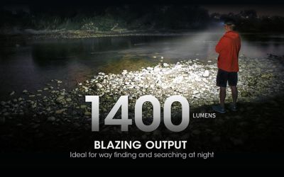 Image showing  1,400-Lumen Lightweight USB-C Rechargeable Headlamp