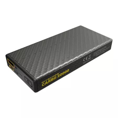 Nitecore 5V-3A 9V-2.22A/12V-1.68A Carbo 20 000 QC Lightweight 20000 Mah Power Bank Battery Chargers