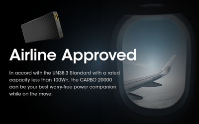 Image showing 7 th Nitecore 5V-3A 9V-2.22A/12V-1.68A Carbo 20,000 Lightweight Qc 20000 Mah Power Bank