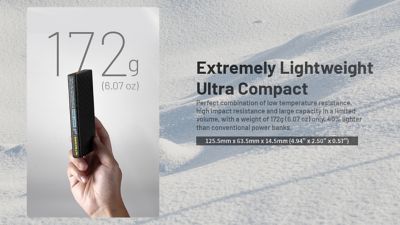 Image showing 6 th Nitecore Summit 10000 10,000Mah Power Bank for Low Temperatures, BAT-NITE-SUMMIT10000