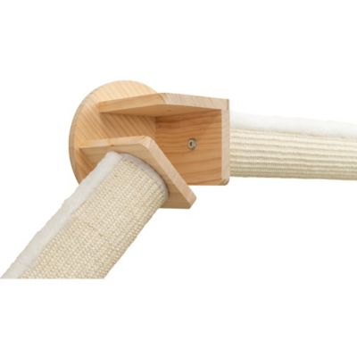 Image showing  Wall-Mounted Cat Perch Set 6 with Scratching Posts and Steps