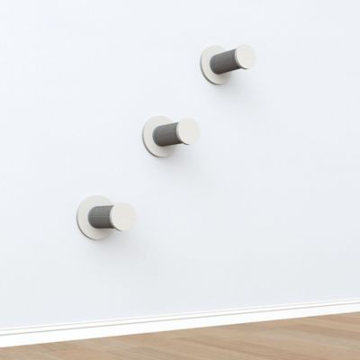 Image showing  Wall-Mounted Cat Steps Covered with Sisal Scratching Carpet, 3-Pack