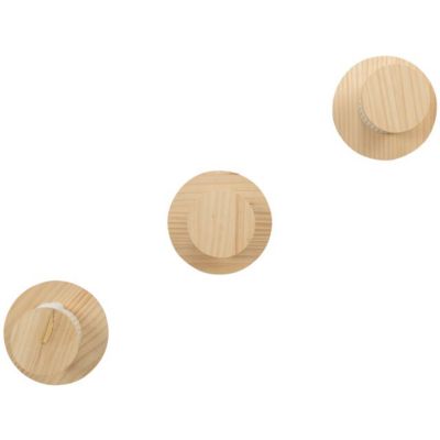 Image showing  Wall-Mounted Cat Steps Set 3, Covered with Sisal Scratching Carpet, 3 Steps