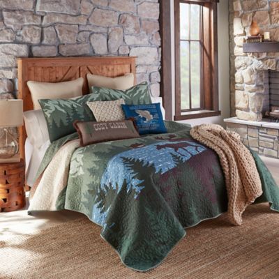 Image showing  Moose Retreat Trout Decorative Pillow