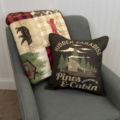 Image showing  Cedar Lodge Hidden Paradise Decorative Pillow