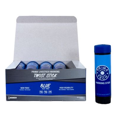 Image showing  Retractable Livestock Marking Stick, Blue