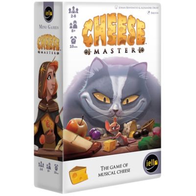 IELLO Cheese Master - the Game of Musical Cheese, Card Game By Iello, Ages 8+, 2- 8 Players, 10 Minute Playing Time, 70048