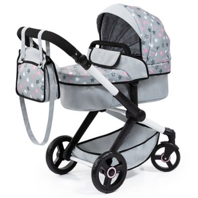 Bayer Design Dolls: Pram Xeo - Includes Shoulder Bag, Kids Pretend Play, Fits Dolls Up to 18 in., 17007AA