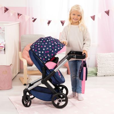 Image showing 6 th Bayer Design Dolls: Pram Xeo - Includes Shoulder Bag, Kids Pretend Play, Fits Dolls Up to 18 in., 17016AA