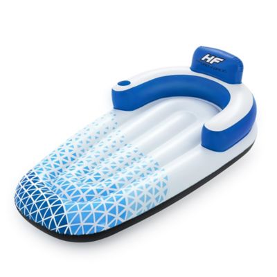 Hydro-Force Hydro Force: Indigo Wave Pool Lounge 72 in. x 42 in. - Bestway Inflatable, Pool Accessory, 43533E