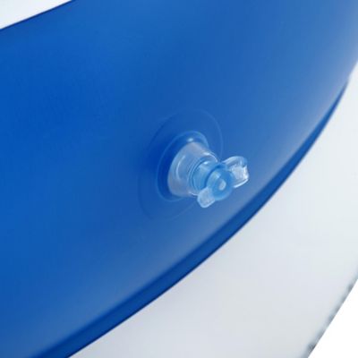 Image showing  Hydro Force: Indigo Wave Pool Lounge 72 in. x 42 in. - Bestway Inflatable, Pool Accessory, 43533E