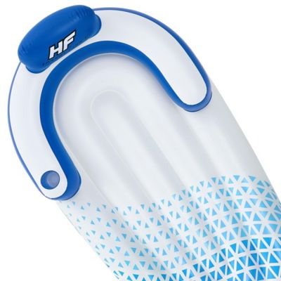 Image showing 8 th Hydro-Force Hydro Force: Indigo Wave Pool Lounge 72 in. x 42 in. - Bestway Inflatable, Pool Accessory, 43533E