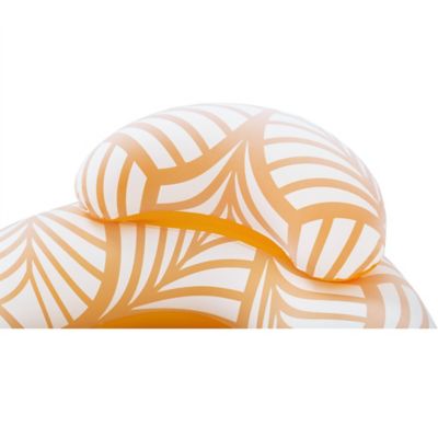 Image showing  Comfort Plush Deluxe Swim Tube 46.5 in. x 46 in. - Bestway, Yellow & White, 43643E