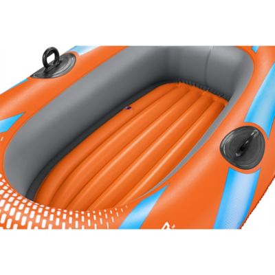 Image showing  Kondor 1000 Raft - 4 ft.11 in. x 33 in. - Kids & Teens, Orange & Blue, 120 lb. Weight Capacity, 61136E