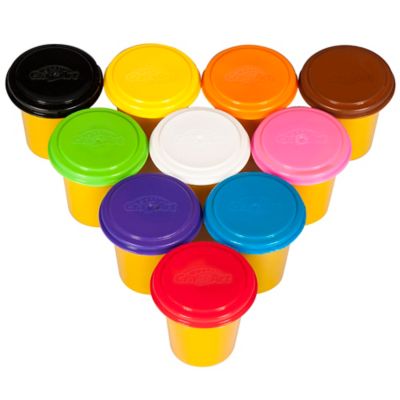 Image showing  Softee Dough Smart Pack, Assorted Colors, Non-Toxic and Safe, 10-Pack