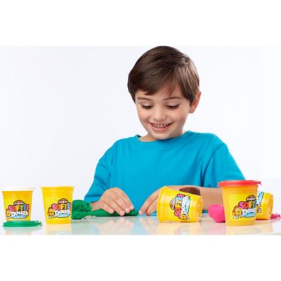 Image showing  Softee Dough Smart Pack, Assorted Colors, Non-Toxic and Safe, 10-Pack