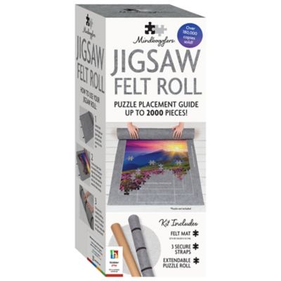 Mindbogglers Felt Mat Jigsaw Roll - Preserve Jigsaw Progress - Store Jigsaws Compactly - Puzzle Essentials, G9354537003852
