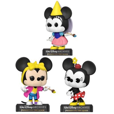 Funko Pop! Disney: Minnie Mouse Collectors Set- Totally Minnie, Minnie, Princess Minnie, 722FU