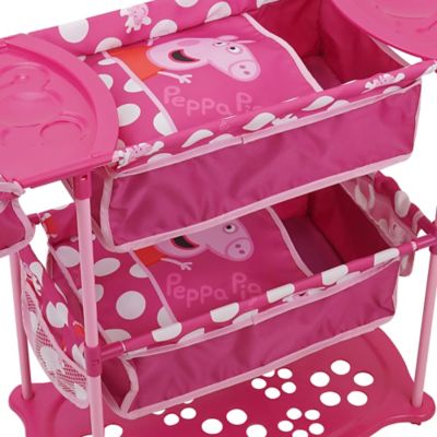 Image showing  Doll Twin Care Station - Pink & White Dots - Fits Dolls 14-18 in., Sleep Eat & Play Doll Set, T794037