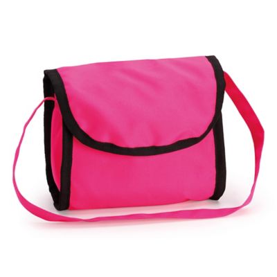 Image showing  Dolls: Trendy Pram - Hot Pink - Includes Shoulder Bag, Fits Dolls Up to 18 in., 13029AA