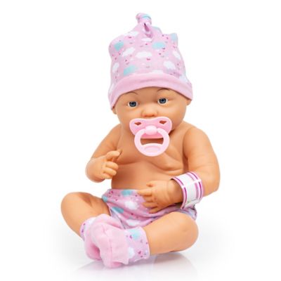 Image showing  Dolls: New Born Baby - Pink, Sheep - with Outfit & Accessories, 15 in. (38Cm), 93600AA